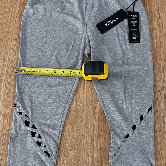 BEBE CAPRI LEGGING color gray size large - Picture 5 of 10
